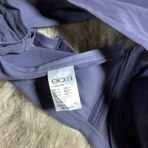 Elomi Sheer Lace Underwire Bra in Deep Purple